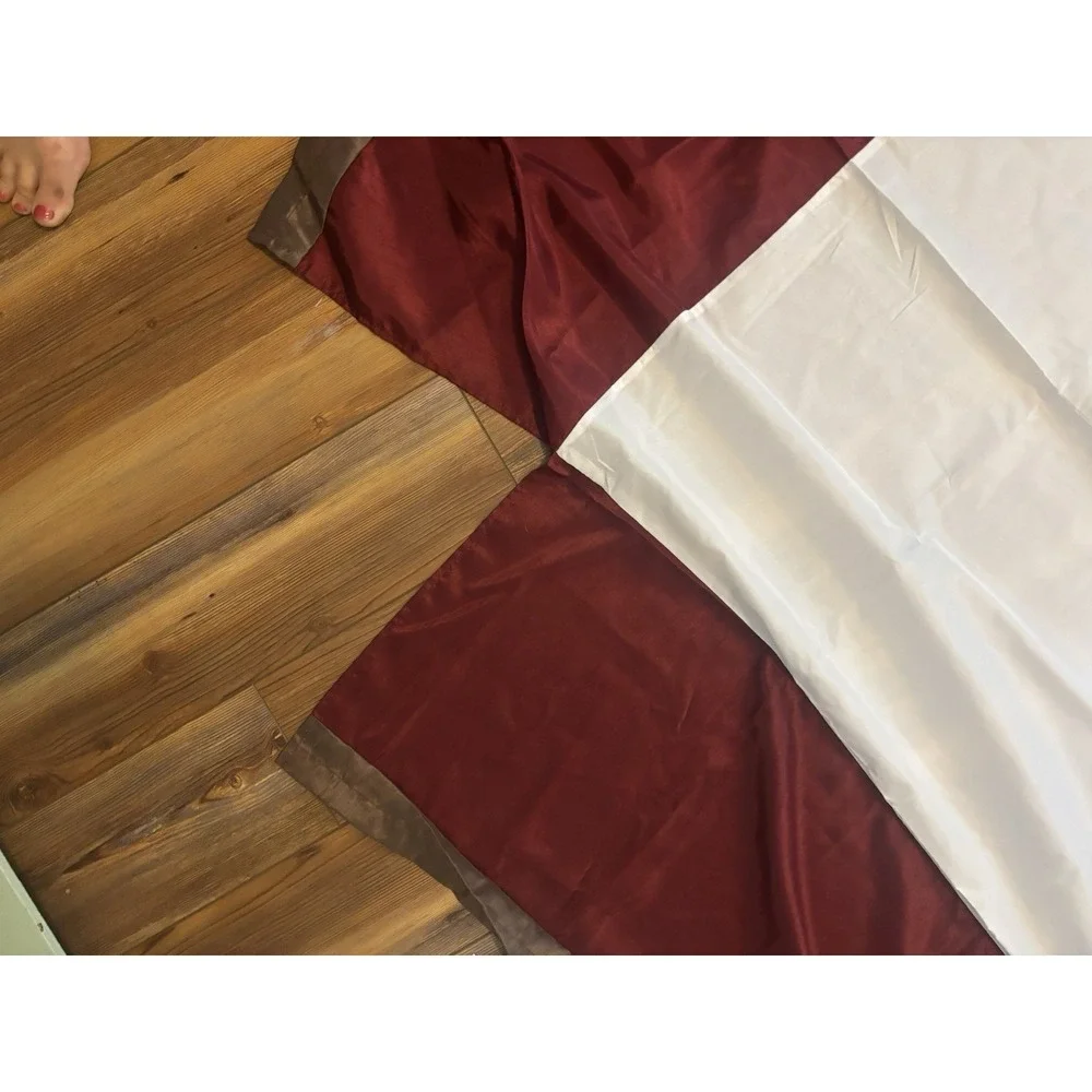 Chris Madden‎ Full Bed Skirt Dust Ruffle Split Corner 15